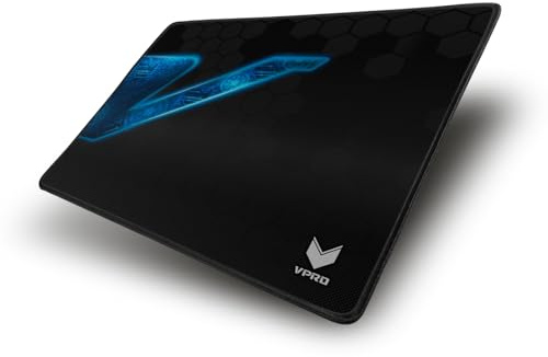 Rapoo VPRO V1000 großes Gaming Mauspad XXL Mousepad, Mausunterlage, Anti-Slip, gleichmäßige Oberflächenstruktur, schwarz