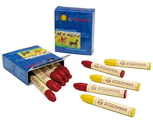 Stockmar Wachsmalstifte - Weiß (12 Stifte)