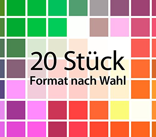 Wandora G074 Wandtattoo Fliesenaufkleber Fliesendekor 20 Stück beige (BxH) 15 x 22,5 cm