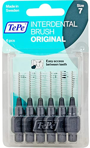 TePe Interdentalbürsten grau 1.3 mm Blister Pack 6