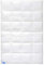 Böhmerwald Couette confortable en duvet, adaptée aux personnes allergiques, 90 % duvet / 10 % plumes, poids de remplissage : 4 x 6 carrés et bande intérieure de 4 cm ; 900 g, classe d'isolation: chaud