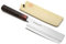 Yoshihiro VG10 - Cuchillo japonés para verduras de Damasco martillado de 46 capas (mango de palisandro de 165 mm)