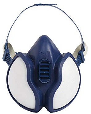 3M FFA1P2 4251C Respiratore per Gas e Vapori a Semimaschera, Bianco