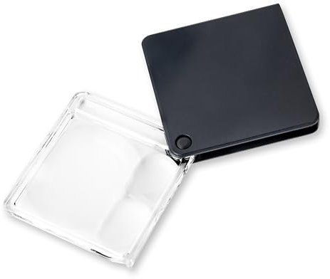 Carson MagniFlip Plus 2.5x/5x/7x, Lupa Flip-Open con Estuche Protector, Una Lupa Flip-Open compacta de 7x/5x/2.5X de Potencia (GN-44)