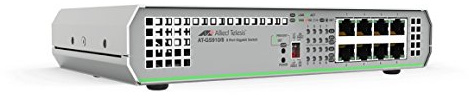 Allied Telesis AT-GS910/8-30 Switch Layer 2 Gigabit Unmanaged - 8 x 10/100/1000T - Internal PSU - DIP Switch configurable