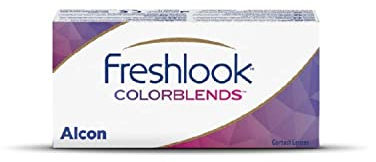 FreshLook Colorblends Sterling Gray Monatslinsen weich, 2 Stück, BC 8.6 mm, DIA 14.5 mm, 0 Dioptrien
