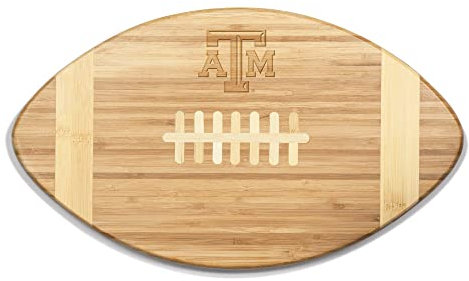 PICNIC TIME NCAA Touchdown Fußball-Schneidebrett und Serviertablett, Bambus, Einheitsgröße
