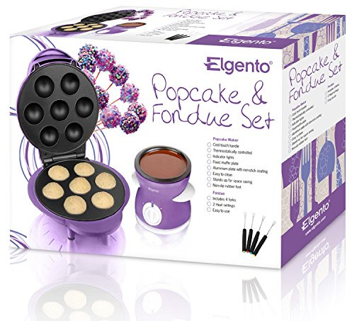 Elgento E19007 Popcake Chocolate Fondue Dual Pack - Purple