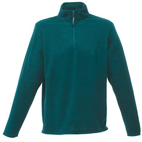 Regatta Men's Micro Zip Neck Fleece - Size M - Bottle Green