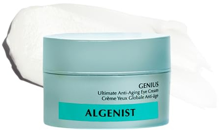 Algenist GENIUS Ultimate Anti-Aging Eye Cream - Firming Under Eye Cream with Vegan Collagen + Microalgae Oil - Helps to Visibly Plump, Smooth and Restore Radiance To Delicate Eye Area (15ml)