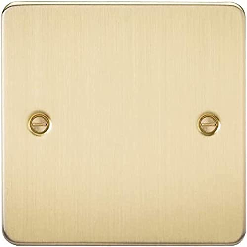 Knightsbridge FP8350BB Brushed Brass FPAV8350BB Flat 1G Blanking Plate