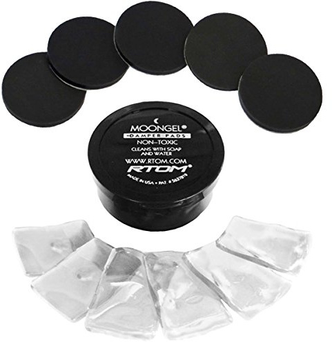 RTOM Moongel CLEAR 6 Stk Schlagzeug Dämpfer + keepdrum Damper Pads
