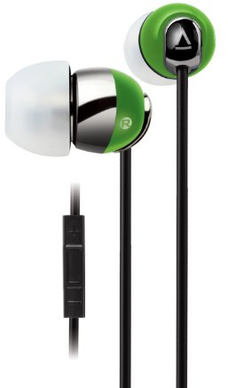 Creative HS-660i2 Noise-isolating in-ear Headset with in-line Remote and Microphone for iPhone/iPad/iPod - Lime Green