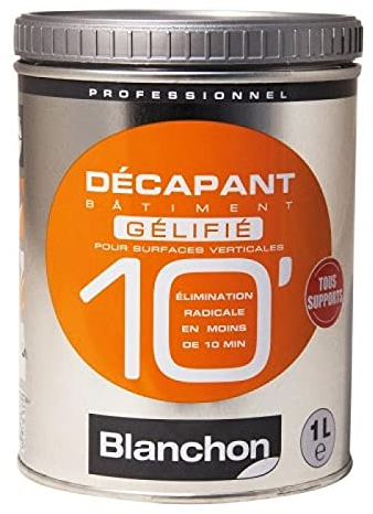 Décapant bâtiment 10 gélifié - 1 litre - blanchon