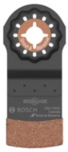 BOSCH OSL114CG Starlock - Cuchilla oscilante multiherramienta de corte de carburo de grano de carburo, 1-1/4 pulgadas