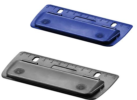 herlitz Mini-Taschenlocher zum Einheften, Blau oder Grau, keine Farbauswahl möglich 1 Stück