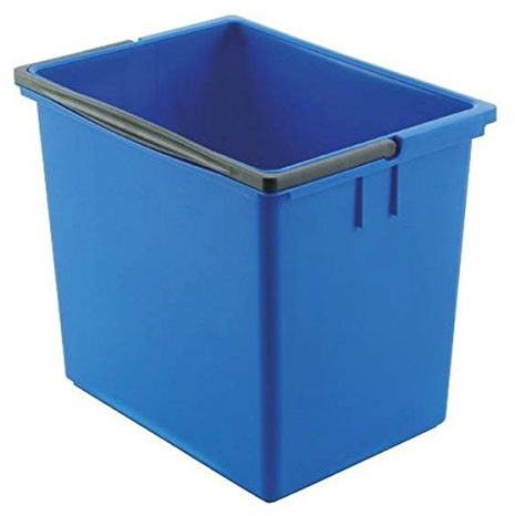 Vermop Equipe Eimer 6 l blau für Reinigungswagen, zum Einstellen in eine Box