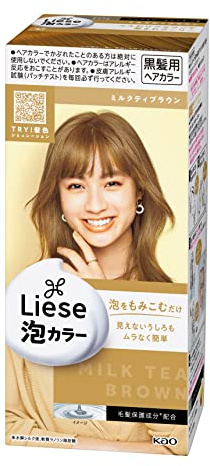 Liese Kao Prettia Bubble - Tinte para el Cabello, Color Rosa, Sin Propilenglicol, Mousse, Natural, Rose
