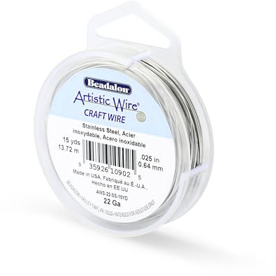 Artistic Wire Edelstahldraht, 22 Gauge, 15 m