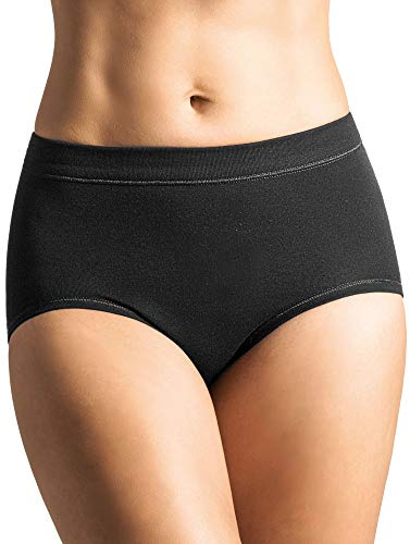 ESGE Damen Taillenslips | 5er Pack (DE/NL/SE/PL, Numerisch, 44, 46, Regular, Regular, schwarz)