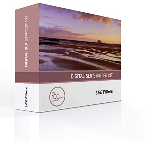LEE Filters Digital SLR Kit de démarrage avec Support de Filtre à Fond de Teint, Filtre dégradé de Gris 0,6, Filtre Gris ProGlass ND 0,6 et étui