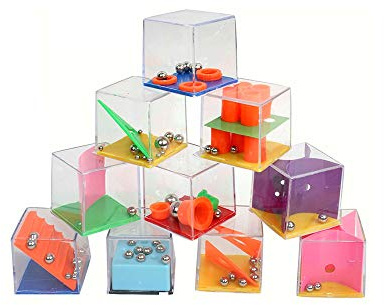 24 Stück Geduldspiel Spiel Set Reisespiel Denkspiel Geduldsspiel Konzentration