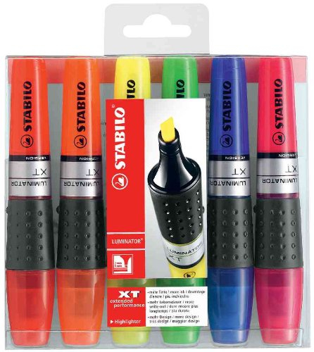 Textmarker Etui zu6St STABILO 71 LUMINATOR 4006381155069