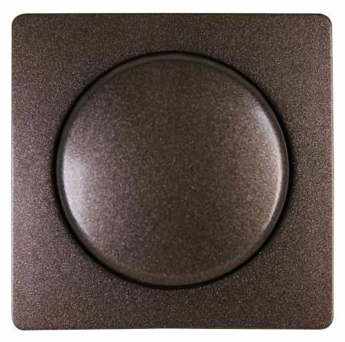 Kopp Paris Abdeckung für Druck-Wechsel-Dimmer, palisander-braun, 333726183