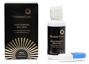 Mesmereyez Multi-Purpose Contact Lense Solution & Lens Case