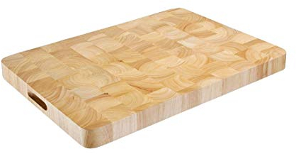 Vogue Holzschneidebrett, groß, rechteckig: 45(H)x610(B)x455(L)mm, lebensmittelechtes Holz, antibakterielles Holz, Schneidebretter aus Holz, Servierbrett aus Holz, gewerbliche & private Küche, C460