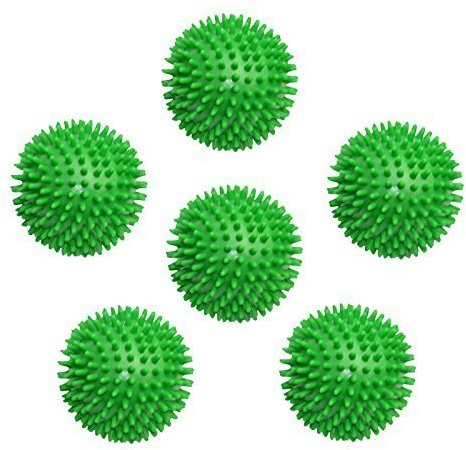 Enjoy Fit Igelball Fitness Massageball Noppenball 9cm 6er Set - grün