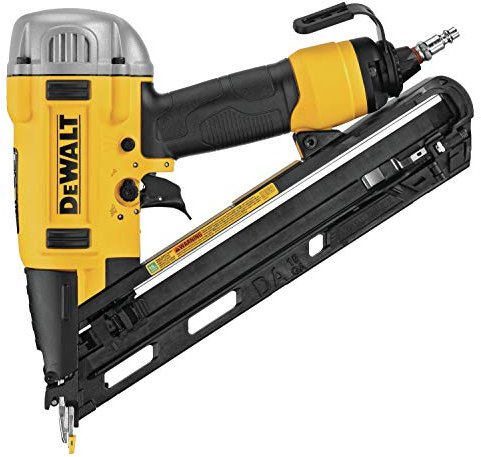 DEWALT Pneumatic Finish Nailer, 15-Gauge, 1/4 in., Corded (DWFP72155)