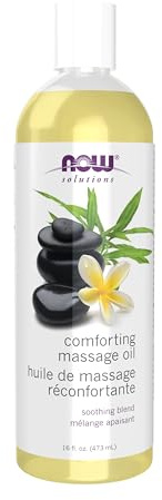 NOW Foods Solutions, Comforting Massage Oil, Vitamin Infused Blend, Soothing and Nourishing, 16-Ounce