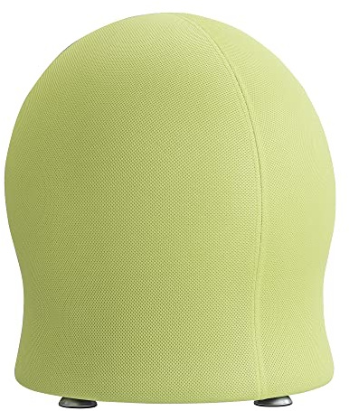 Safco Zenergy Ball Chair, Active Seating, Anti-Burst, Inflatable Chair for Home Office and Classroom, Green Mesh
