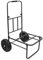 BAT-Tackle TX Tele Trolley - Gartenwagen - Schwarz - Metall - 40kg Zuladung - 25cm Luftreifen