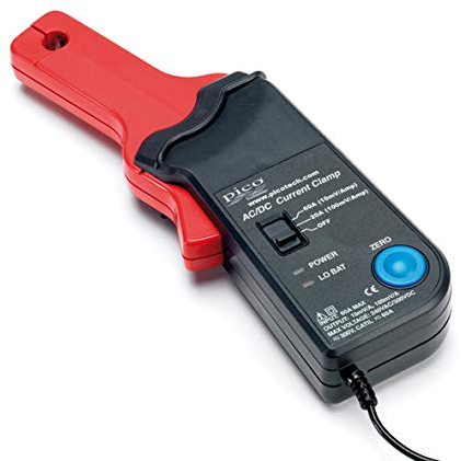 Pico Technology Ta009 Pince ampérométrique, 60 A, AC/DC, 4 mm, Banana Plug