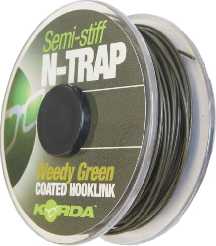 Korda semi stiff n trap | 20M | onderlijn Weedy Green - 15 LB