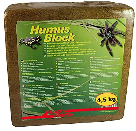 Lucky Reptile humus block 4,5 kg, terrariehumus för terraridjur och andra husdjur