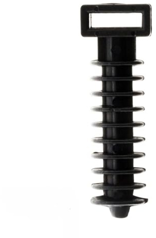 Zenitech - Lot de 100 embases Noires pour chevilles