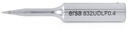 Dauerlötspitze gerade verlängert bleistiftspitz 0,4 mm Durchmesser mit ERSADUR-LF Beschichtung (bleifrei löten) für erhöhte Standzeit 0832UDLF