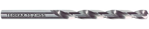 TERRAX by RUKO Spiralbohrer HSS-G 10,2 mm in 5-er Kunstoffpack