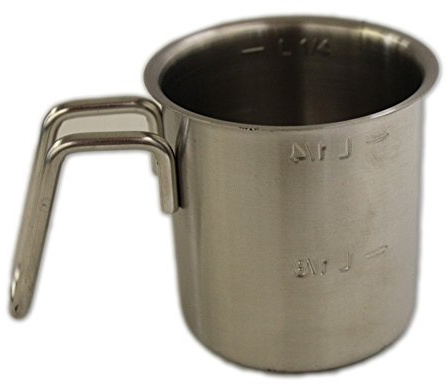 Lauterjung Messbecher aus Edelstahl (250ml)