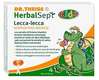 DR THEISS HERBALSEPT KIDS LOLLY (for irritation and sore throats of children)