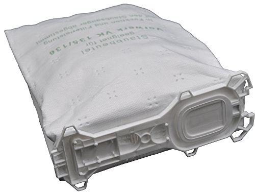 FSProdukte 12 Premium Staubsaugerbeutel kompatibel mit Vorwerk Kobold VK 135 136 135SC VK135 VK136 FP135 FP136 FP135 SC