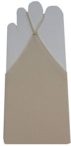 YES Fingerlose Brauthandschuhe Handschuhe Hochzeit, A1 45cm, Cappuccino
