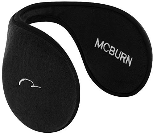 McBURN Öronband Öronvärmare Damer/Herrar - herrar öronband hjälm höst-vinter - One Size svart