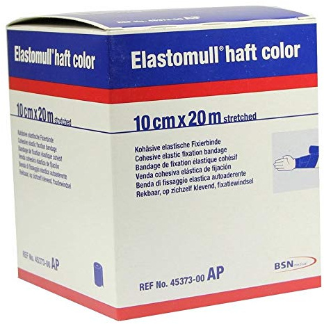 ELASTOMULL haft color 10 cmx20 m Fixierb.blau 1 St