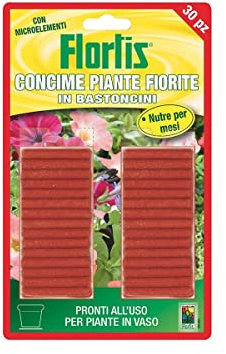 FLORTIS BASTONCINI CONCIMANTI PER PIANTE FIORITE 40GR CONCIME