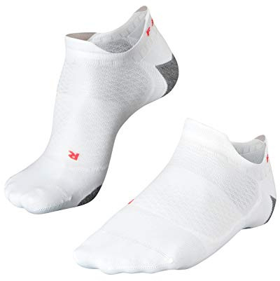 FALKE dam Löparstrumpor RU5 Race Invisible W In funktionellt garn antiblåsning 1 par, Vit White-Mix 2020, 37-38