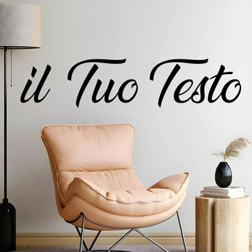 STICKER DESIGN Scritte adesive personalizzate, Adesivo Personalizzato, Adesivi Murali in Vinile, Stickers Adesivi Personalizzati per scrivere nomi, Sconti, Saldi, Frasi, 100% Made in Italy